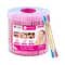 Majestique Eco-Friendly Tri-Color Cotton Ear Swabs Box (300 pcs)