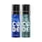 Wild Stone Code Titanium (150 ml) & Steel (150 ml) Long Lasting Nogas Body Perfume For Men Combo