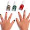 BLUESKY Kids Glossy Finish Airkiss Peel-off Nail Polish Set - Christmas Candy Cane (3 pcs)