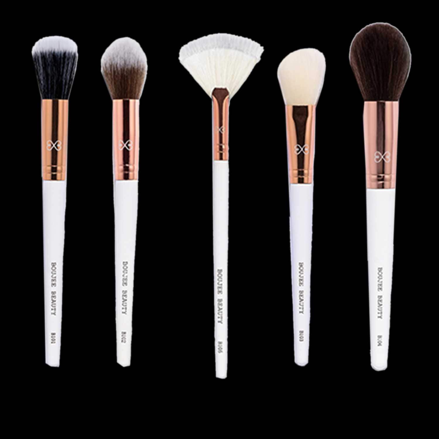 Boujee Beauty | Boujee Beauty Face Brushes Combo Set - S102 (5 Pcs)
