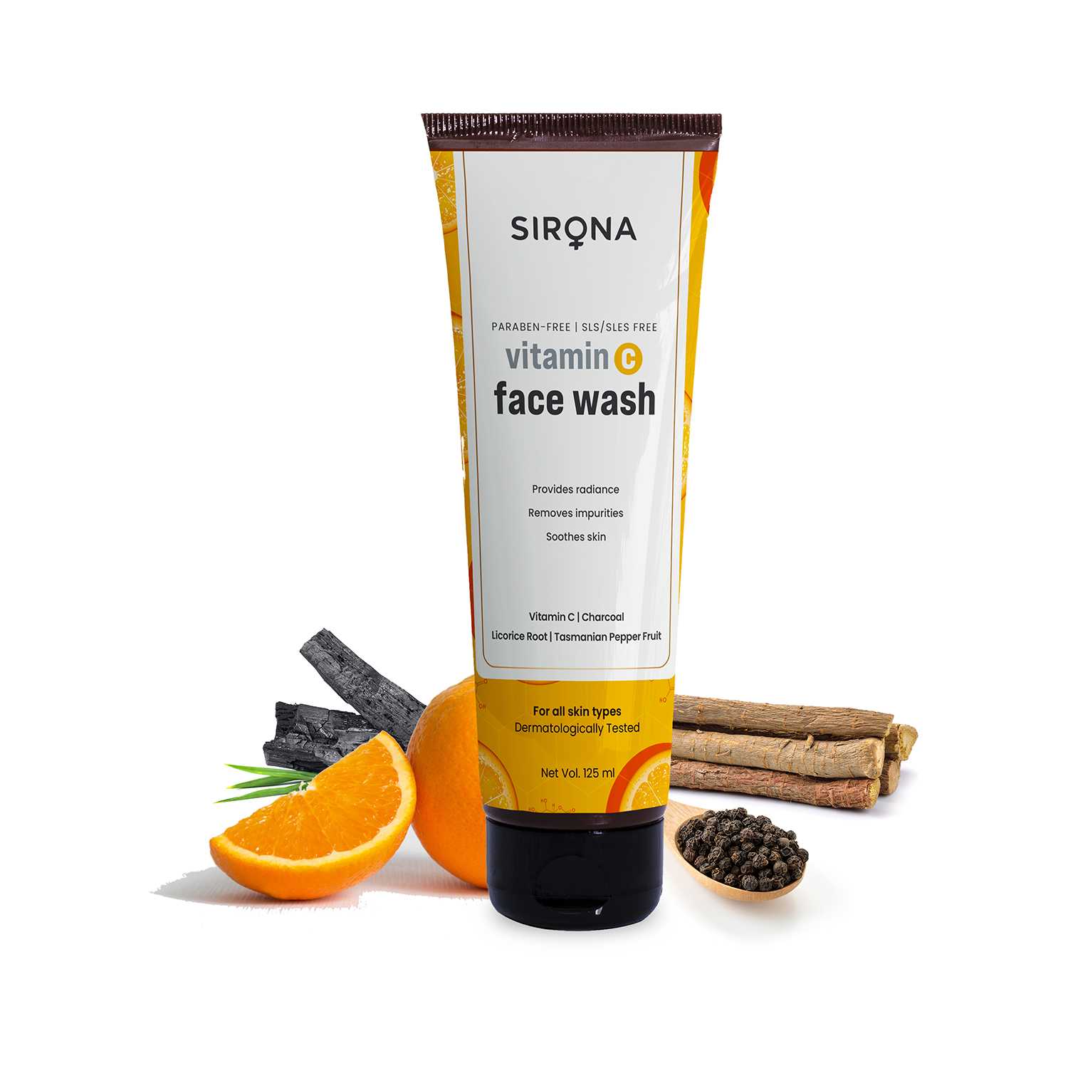 GUAVA | Globus Naturals Charcoal Anti Pollution Acne Control Foaming Face Wash (150ml)