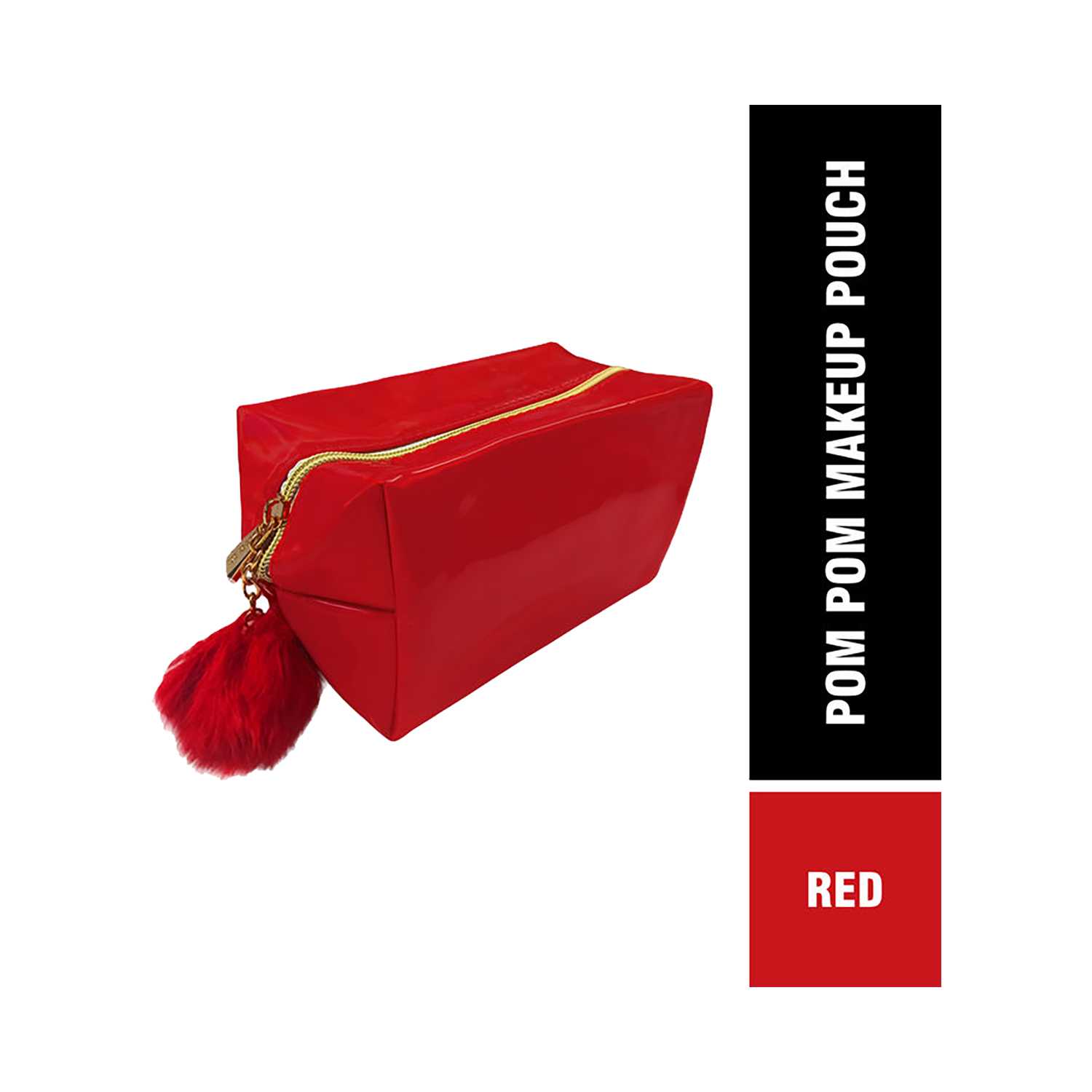 Colorbar | Colorbar Pom Pom Makeup Pouch - Red