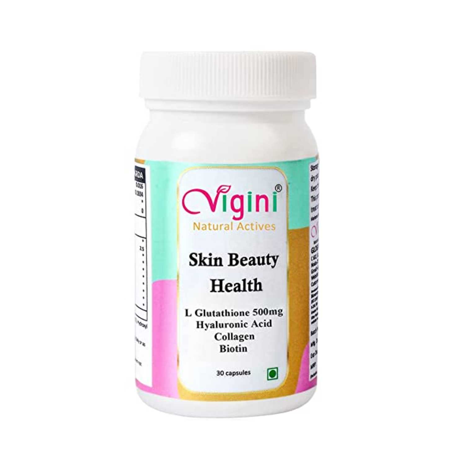 Vigini | Vigini Glutathione Skin Beauty Health Capsule, 500 mg (30 Capsules)