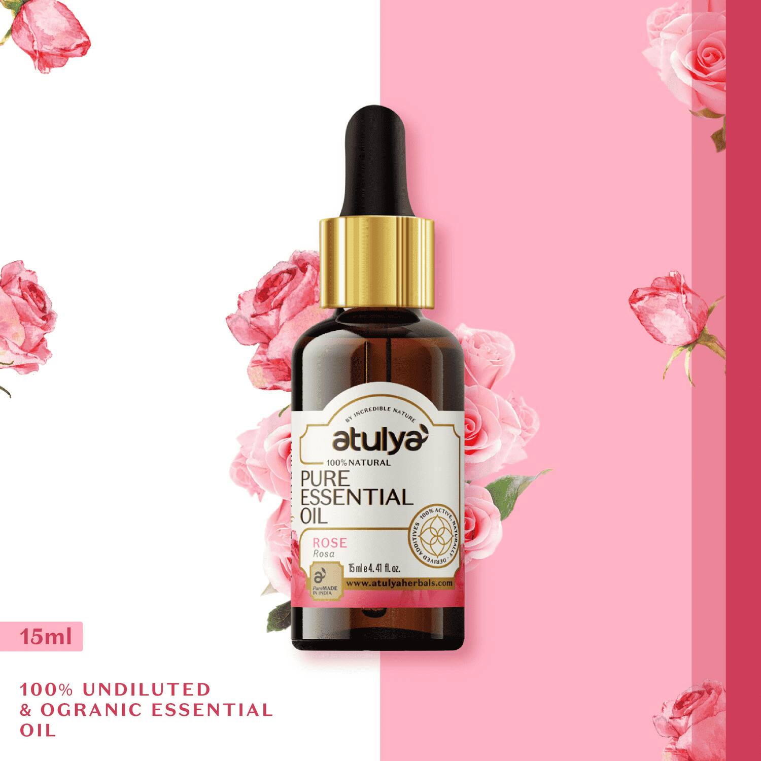 Atulya | Atulya Rose Essential Oil (15ml)