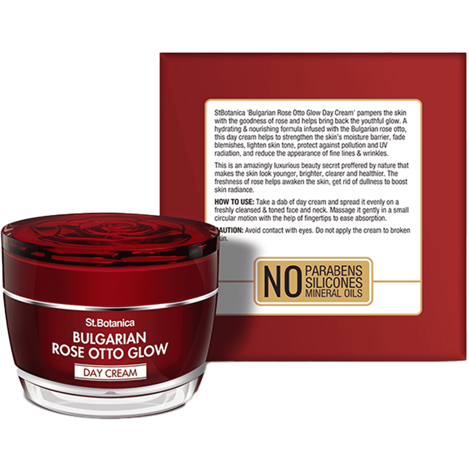 St.Botanica | St.Botanica Bulgarian Rose Otto Glow Day Cream SPF 30 - (50g)