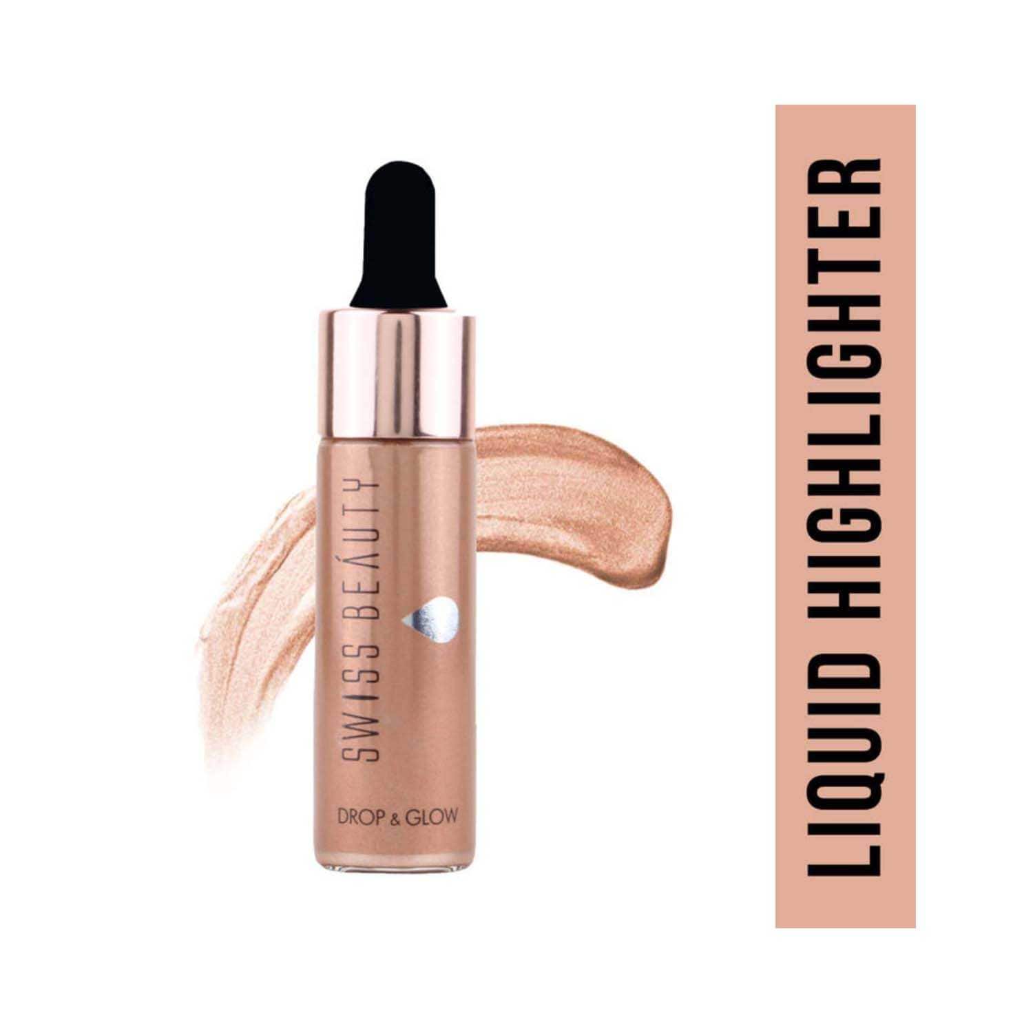Swiss Beauty 122 | Swiss Beauty Drop and Glow Liquid Highlighter - 04 Light Brown (18ml)