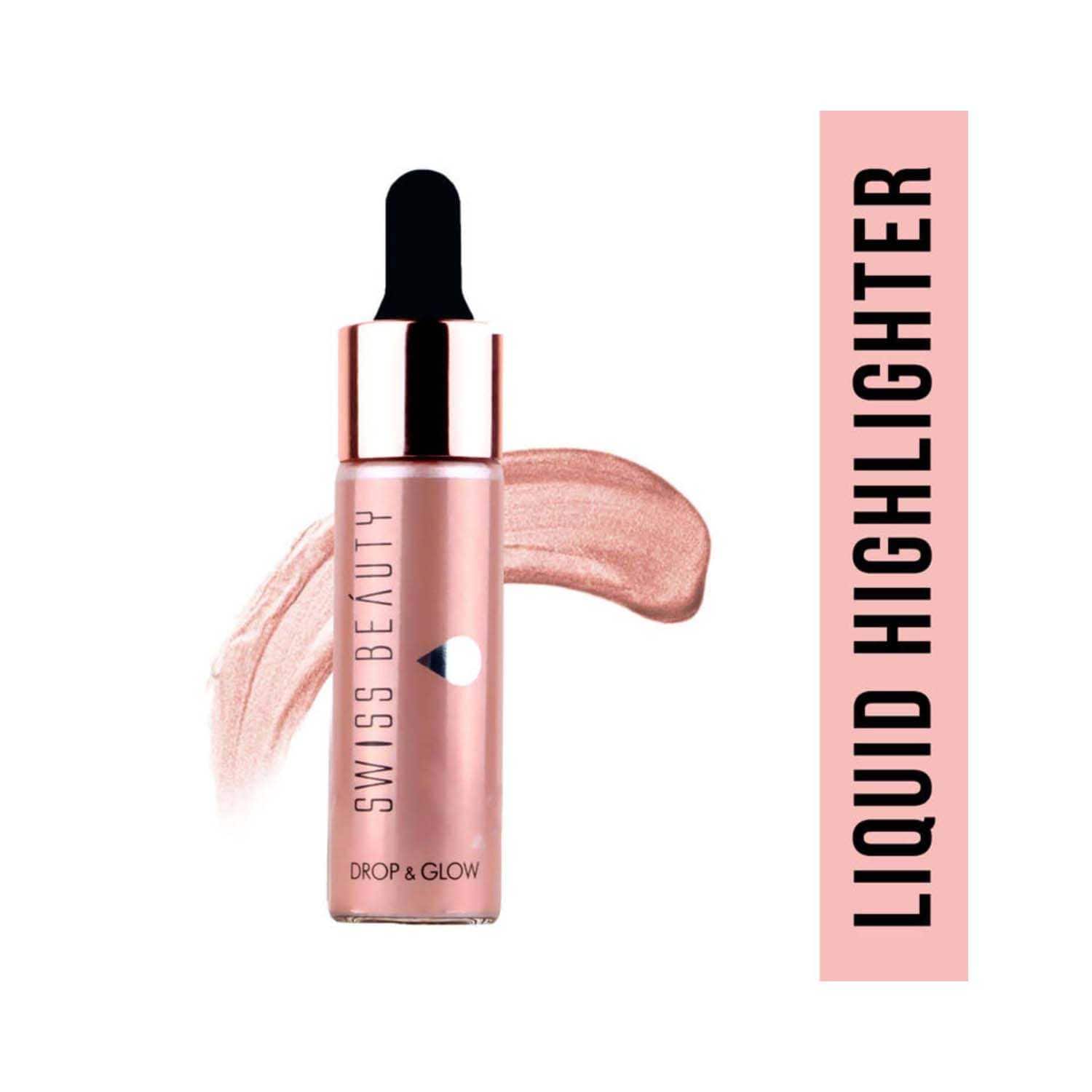 Swiss Beauty 122 | Swiss Beauty Drop and Glow Liquid Highlighter - 01 Light Pink (18ml)