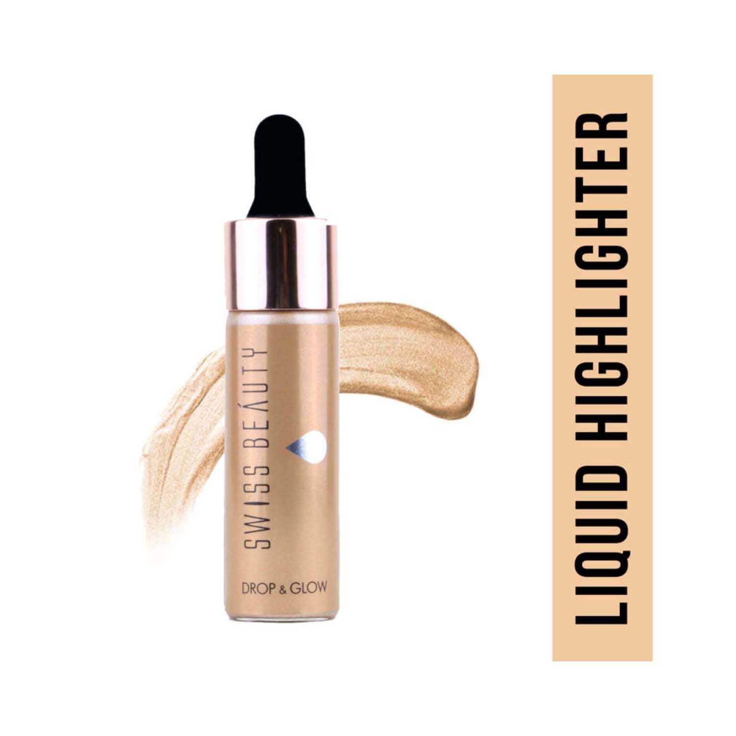 Swiss Beauty | Swiss Beauty Drop and Glow Liquid Highlighter - 02 Gold (18ml)