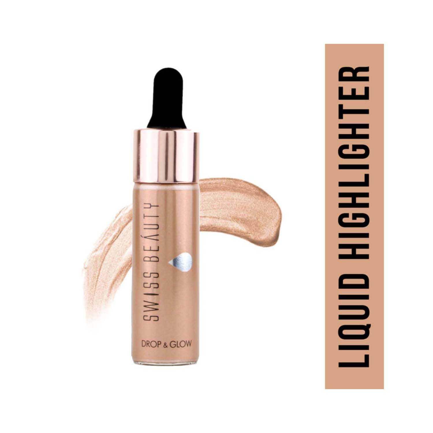 Swiss Beauty 122 | Swiss Beauty Drop and Glow Liquid Highlighter - 03 Metal (18ml)