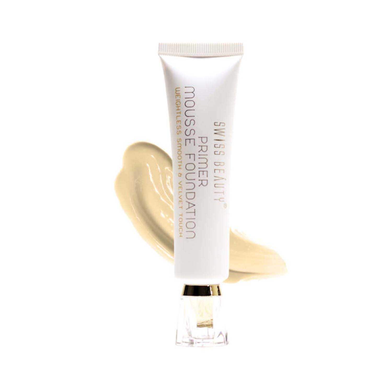 Swiss Beauty 122 | Swiss Beauty Primer Mousse Foundation - N5 Medium Beige (40ml)