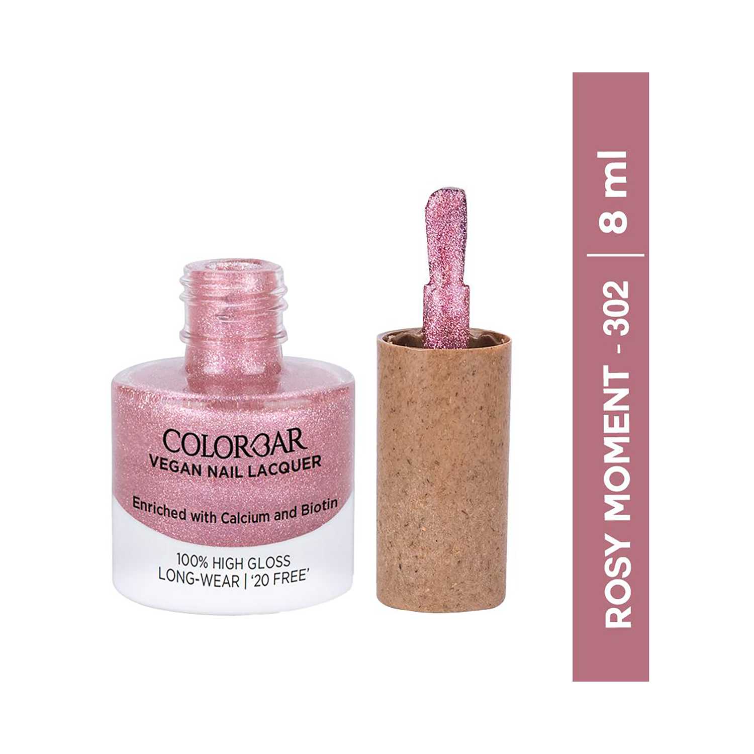 Colorbar | Colorbar Vegan Nail Lacquer - 302 Rosy Moment (8ml)