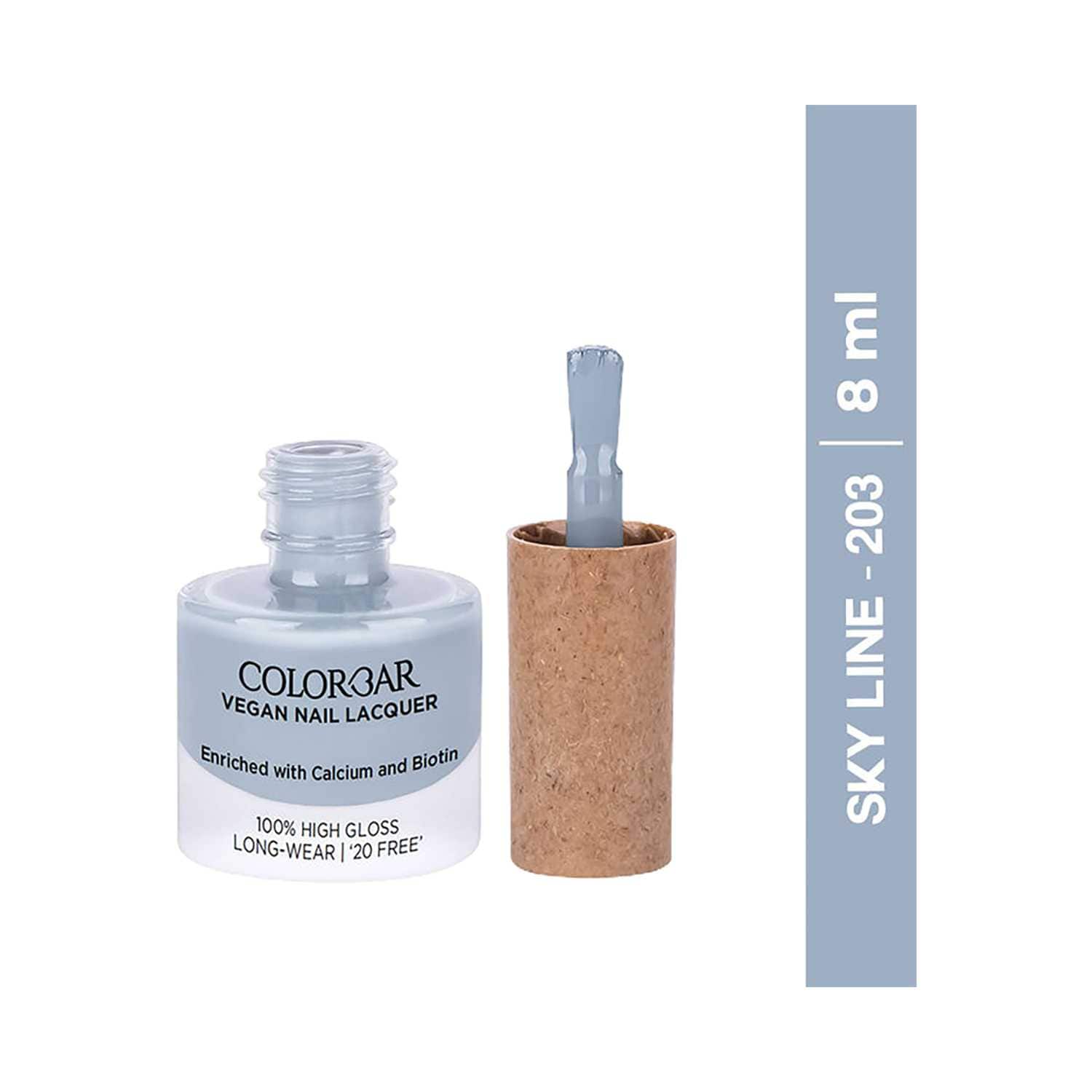 Colorbar | Colorbar Vegan Nail Lacquer - 203 Sky line (8ml)