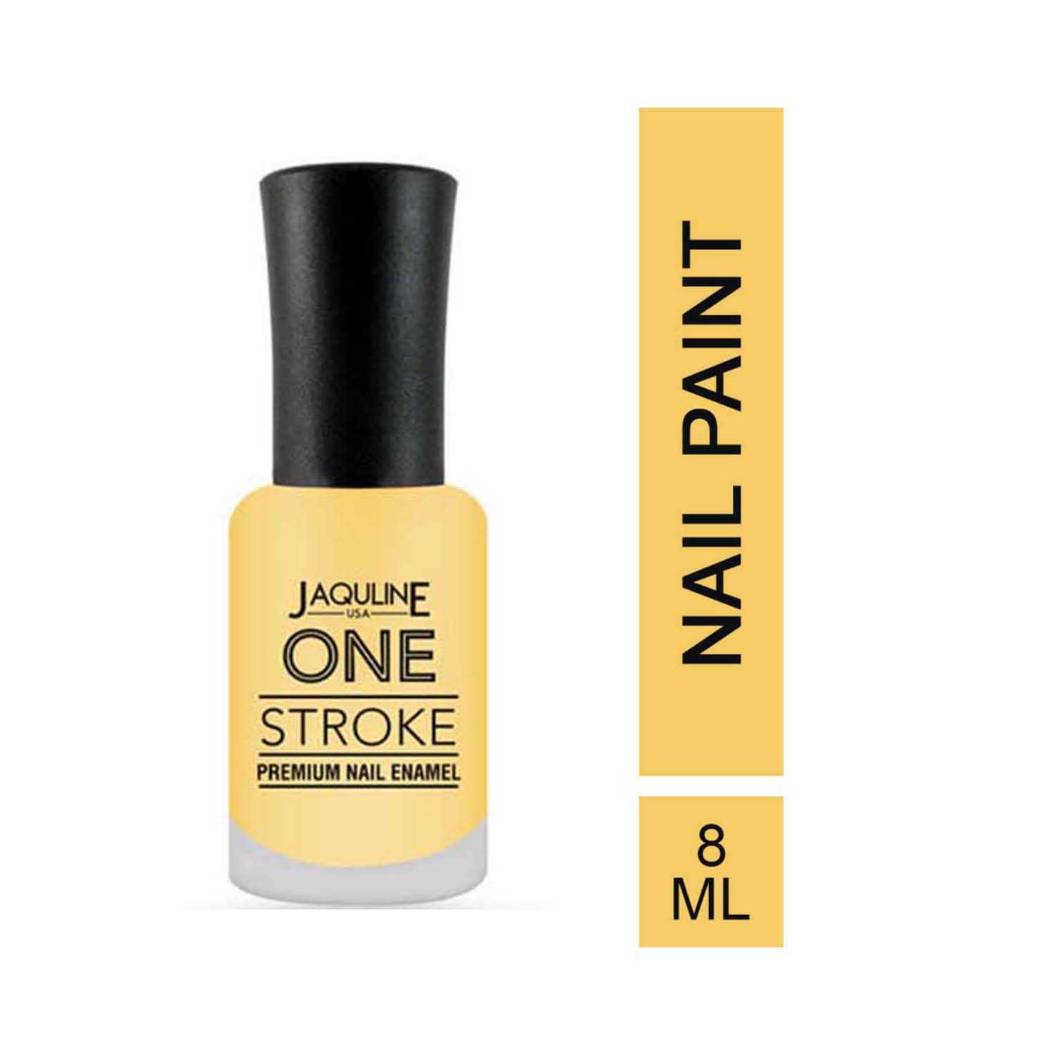 Jaquline USA | Jaquline USA One Stroke Premium Nail Enamel - J43 Mellow Yellow (8ml)