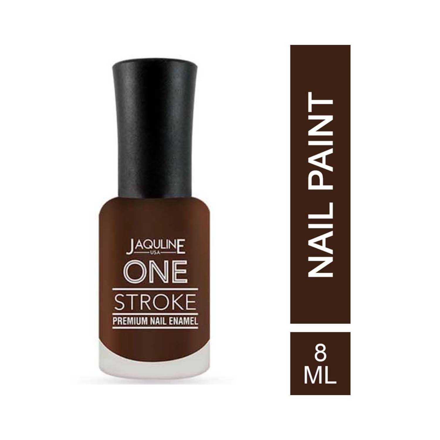 Jaquline USA | Jaquline USA One Stroke Premium Nail Enamel - J27 Hot Fudge (8ml)