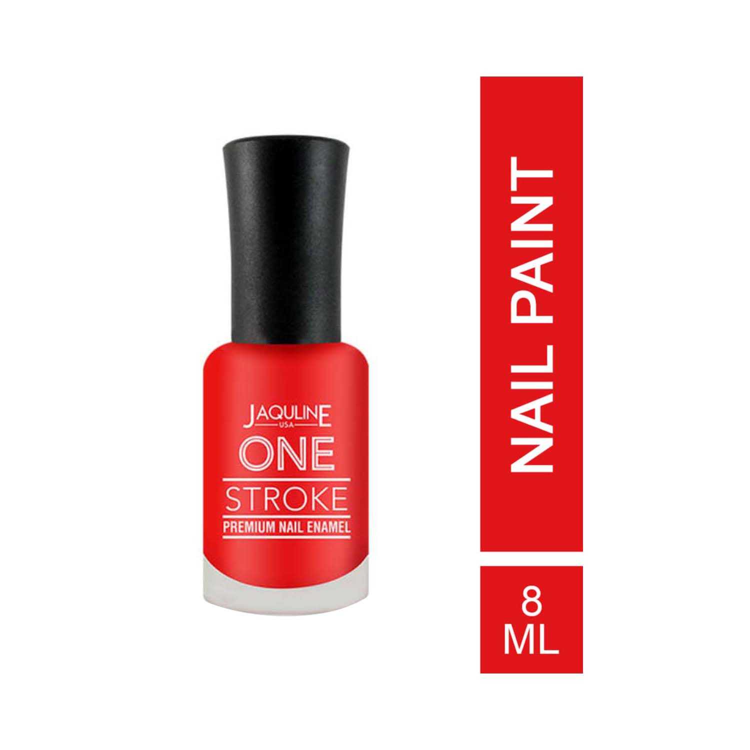 Jaquline USA | Jaquline USA One Stroke Premium Nail Enamel - J02 Red Roses (8ml)