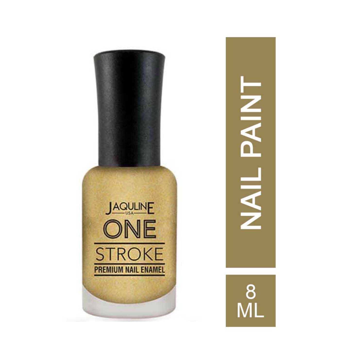 Jaquline USA | Jaquline USA One Stroke Premium Nail Enamel - J19 Golden Treasure (8ml)