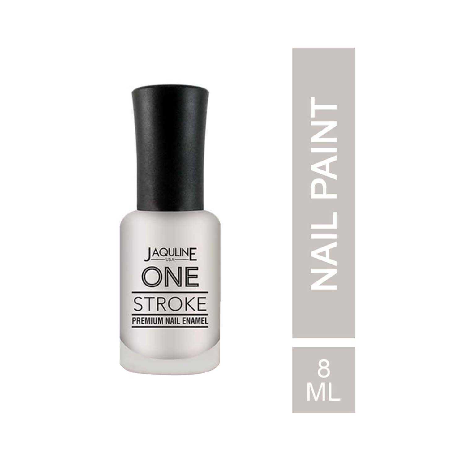 Jaquline USA | Jaquline USA One Stroke Premium Nail Enamel - J01 Silver Sand (8ml)