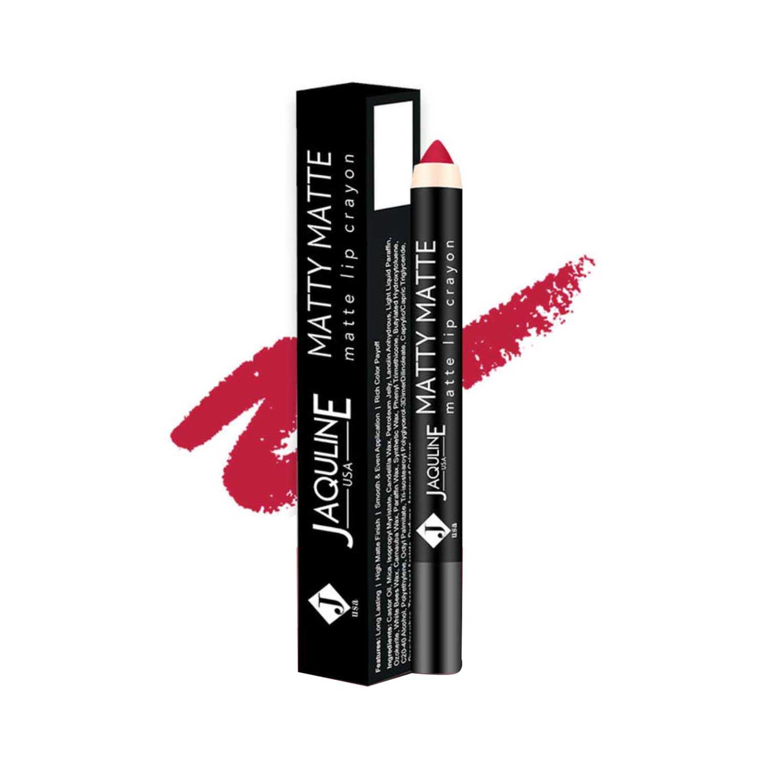 Jaquline USA | Jaquline USA Matty Matte Lip Crayon - 3 Kisses & Pouts (2.8g)
