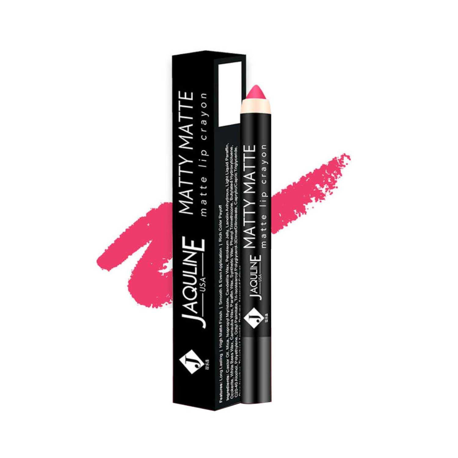 Jaquline USA | Jaquline USA Matty Matte Lip Crayon - 5 Get Glammed (2.8g)
