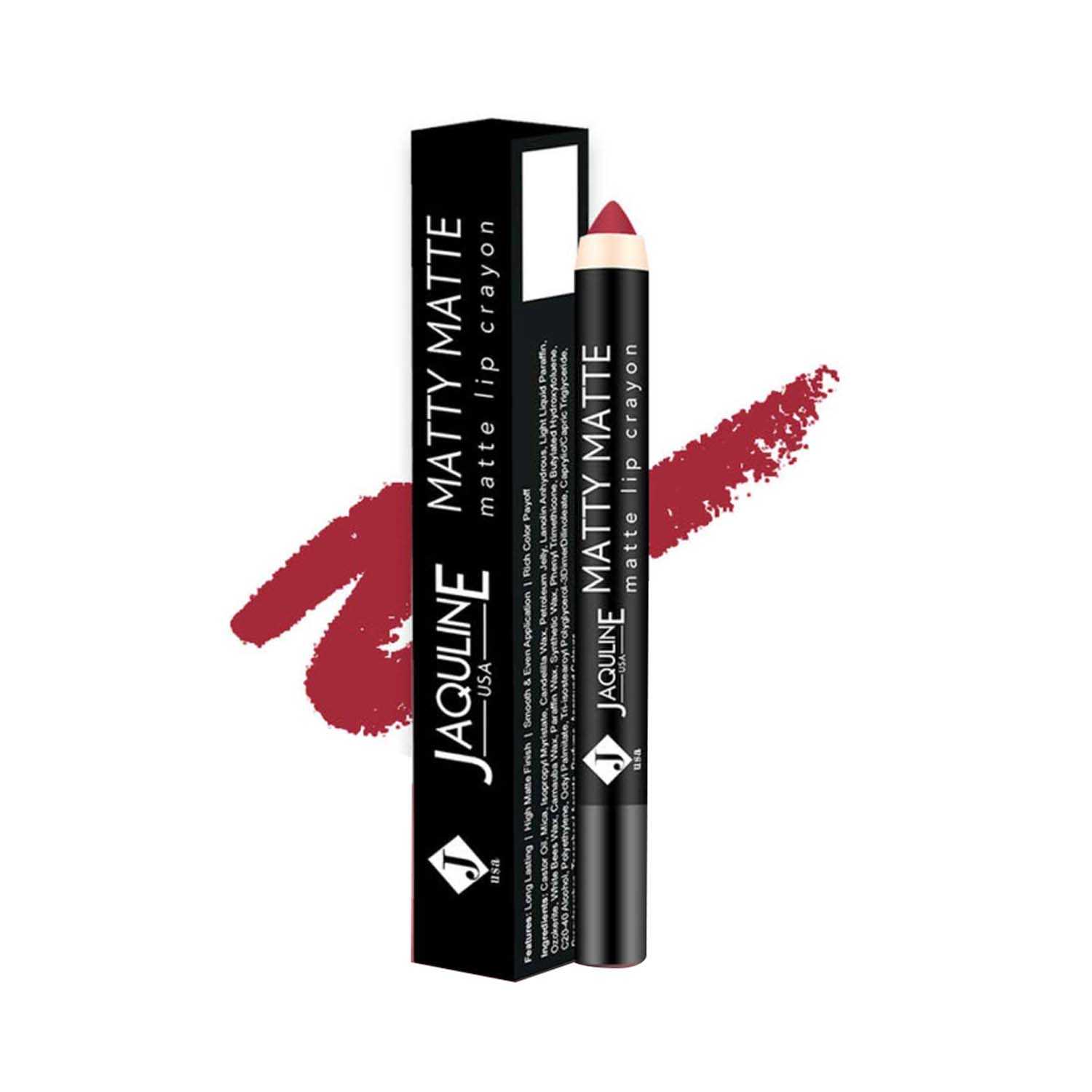 Jaquline USA | Jaquline USA Matty Matte Lip Crayon - 6 Spicy Twist (2.8g)