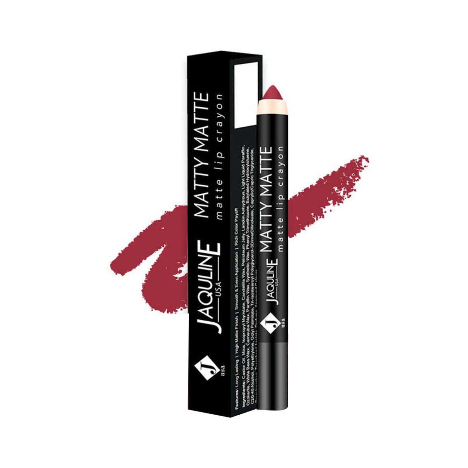 Jaquline USA | Jaquline USA Matty Matte Lip Crayon - 8 Sweetie Pie (2.8g)