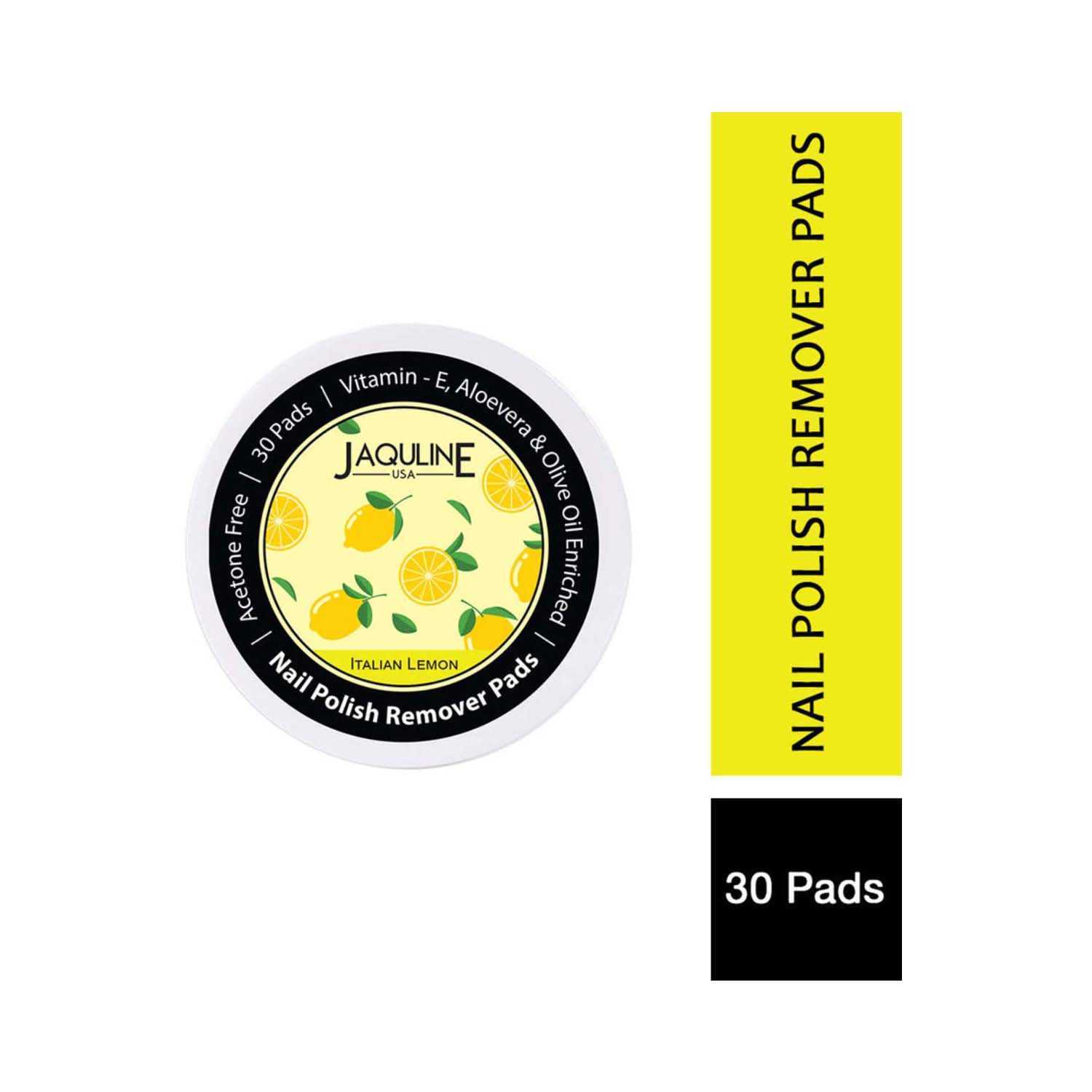 Jaquline USA | Jaquline USA Italian Lemon Nail Polish Remover Pads (30 Pcs)