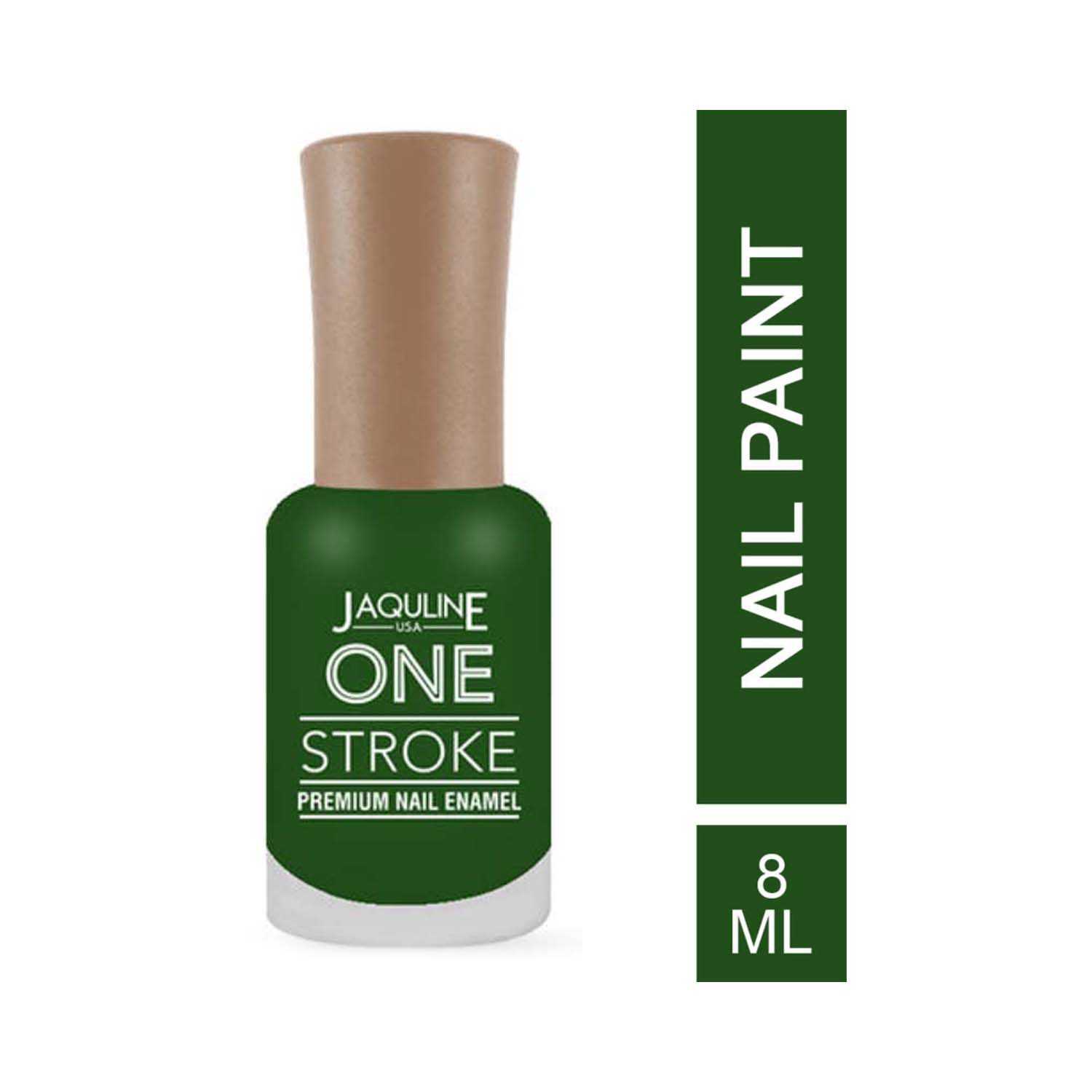 Jaquline USA | Jaquline USA One Stroke Premium Nail Enamel - J64 Green Twist (8ml)