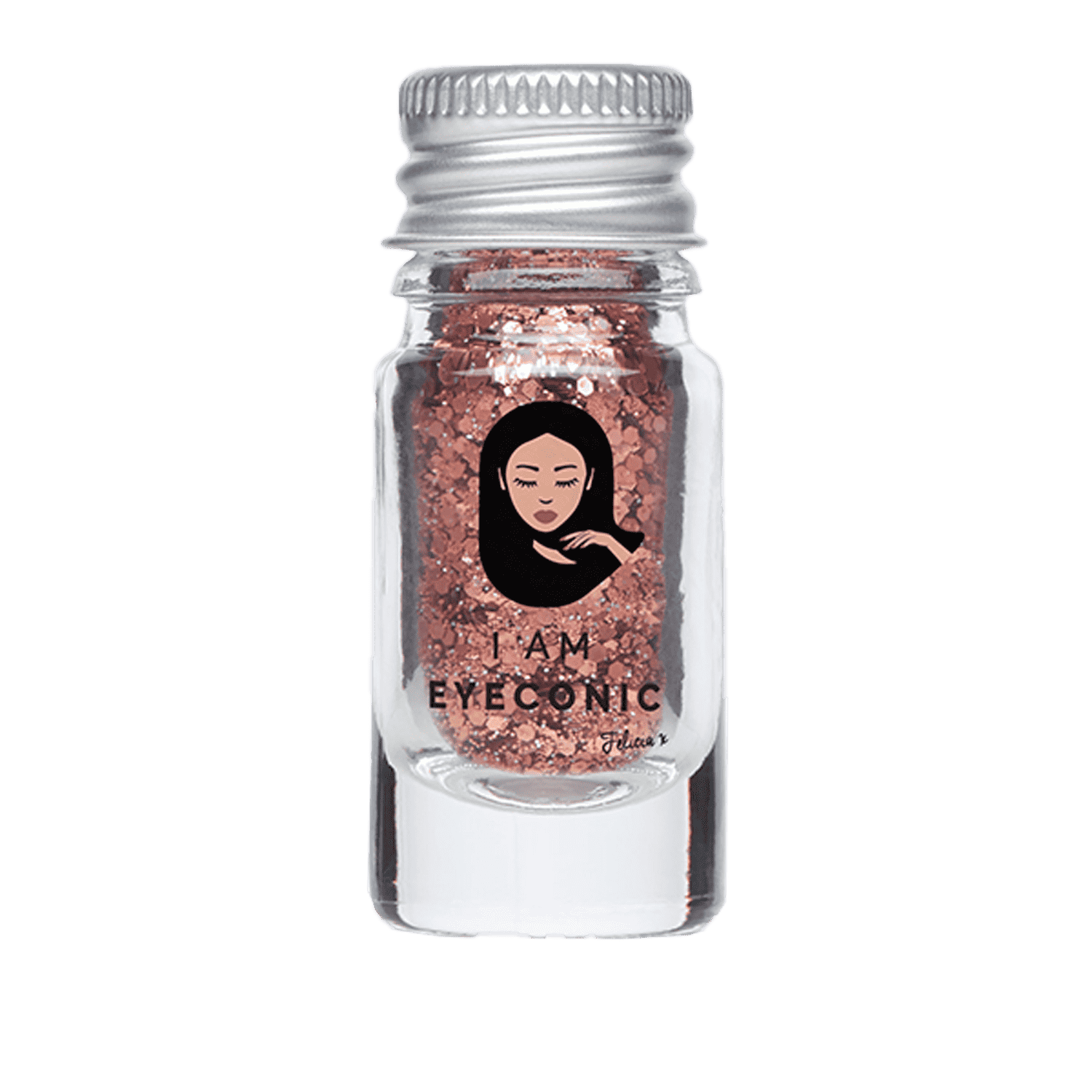 I AM EYECONIC | I AM EYECONIC 3D Glitter Rose Gold (4gm)