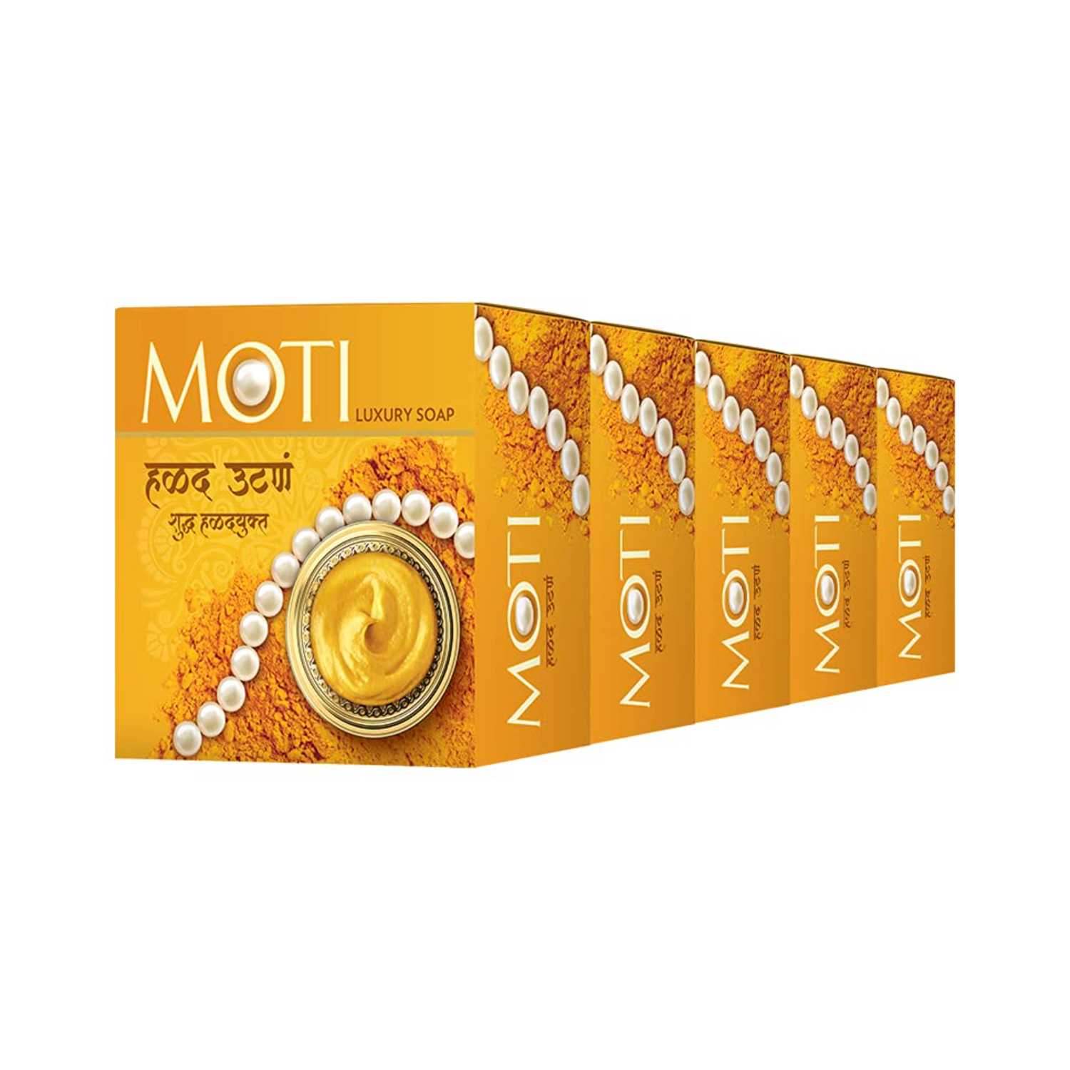 Moti | Moti Haldi Ubtan Soap Combo Pack - (5 Pcs)