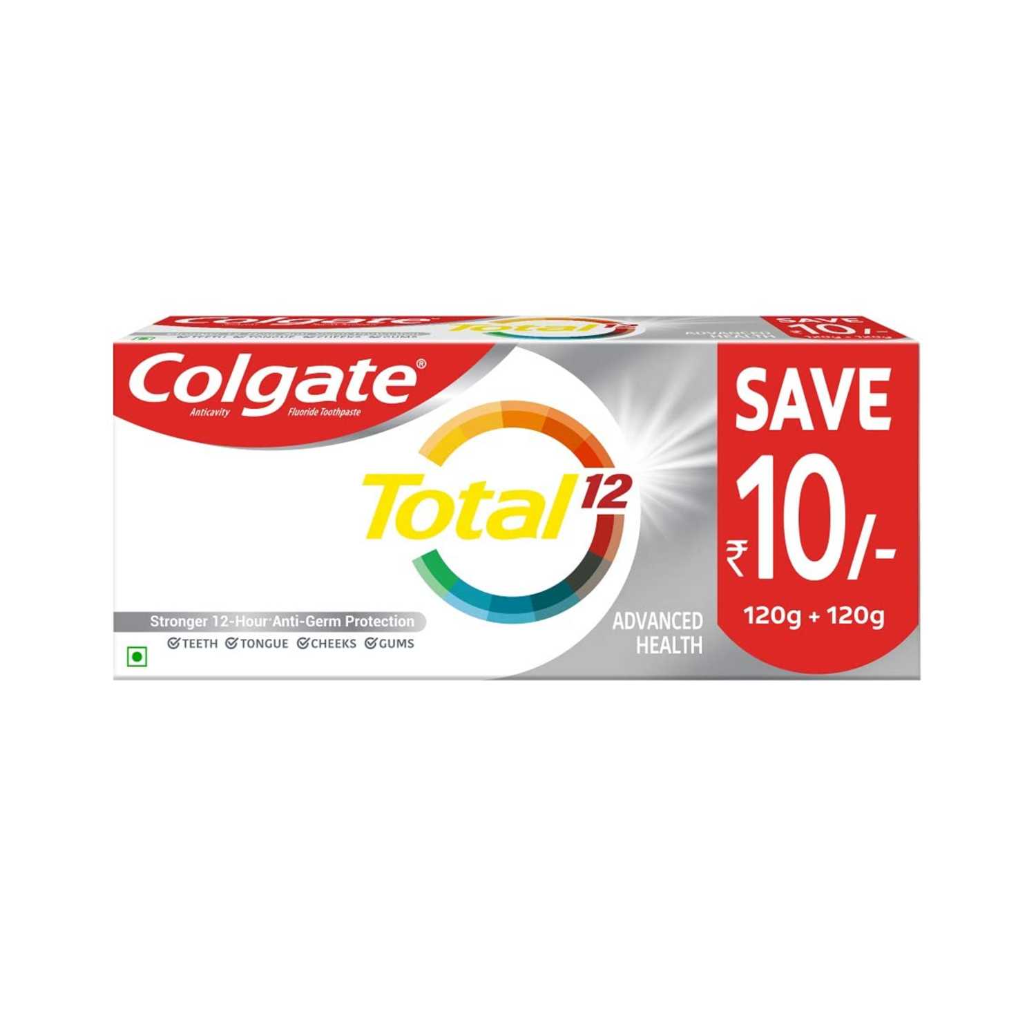 Colgate Palmolive | Colgate Palmolive Total Whole Mouth Health Antibacterial Toothpaste (240g)