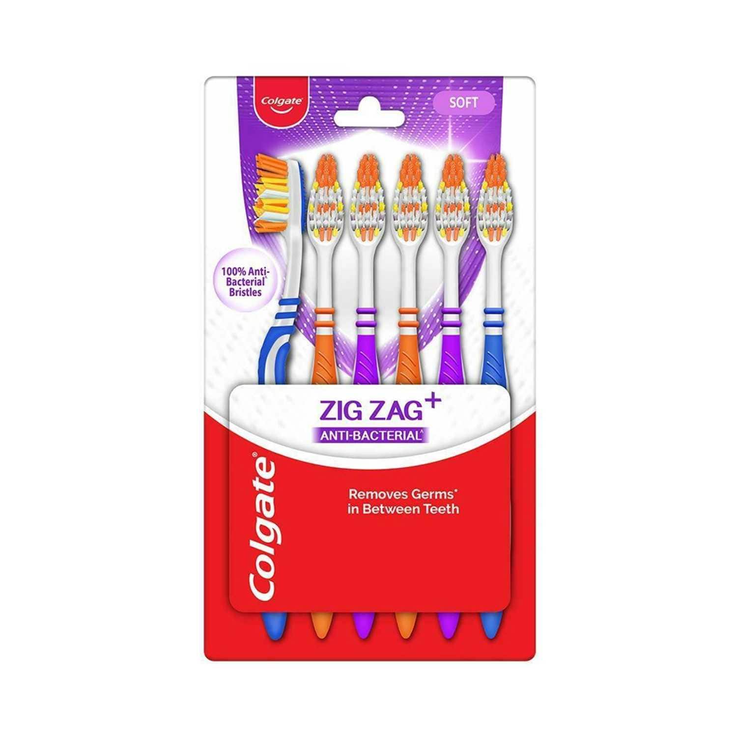 Colgate Palmolive | Colgate Palmolive Zig Zag Soft Toothbrush (6 Pcs)