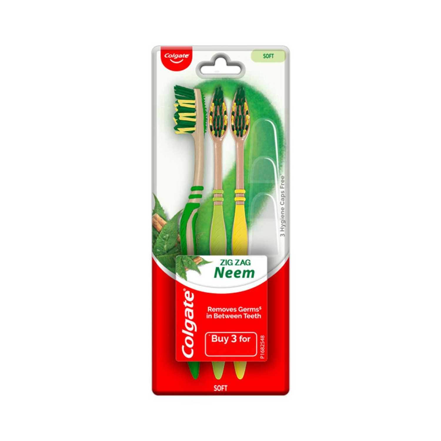 Colgate Palmolive | Colgate Palmolive Zig Zag Deep Cleaning Soft Toothbrush (3 Pcs)