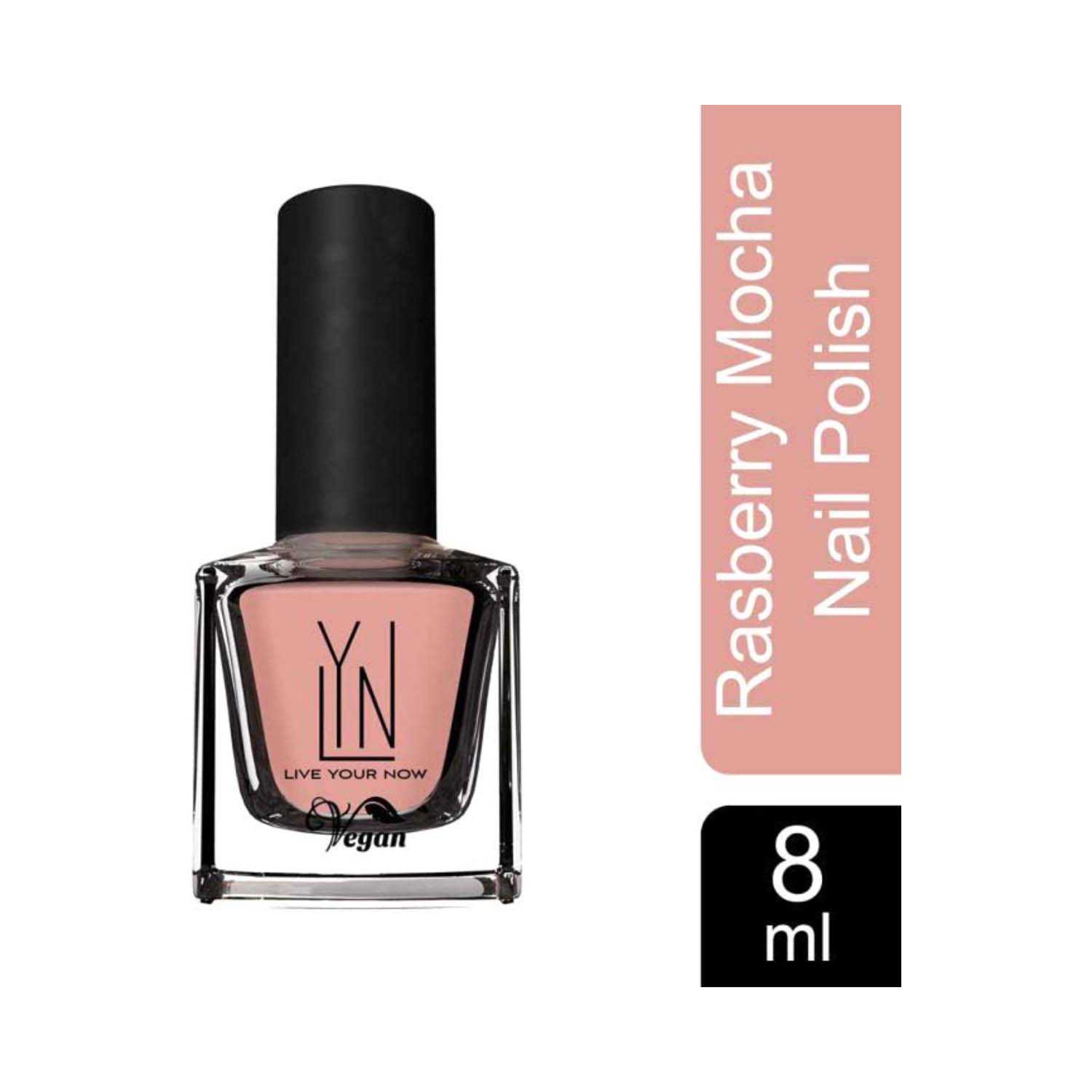 Live Your Now (LYN) | LYN Fast Dry Non Toxic Nail Polish - Raspberry Mocha (8ml)
