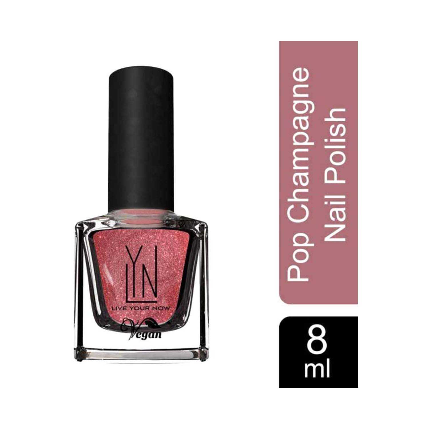 Live Your Now (LYN) | LYN Fast Dry Non Toxic Nail Polish - Pop Champagne (8ml)