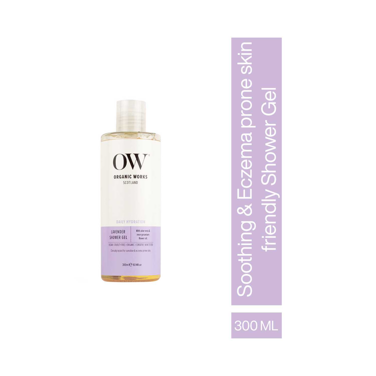 ORGANIC WORKS | Organic Works Lavender Shower Gel (300ml)