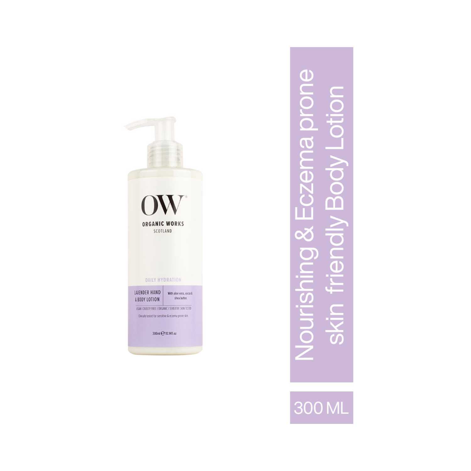 ORGANIC WORKS | Organic Works Lavender Hand & Body Lotion (300ml)