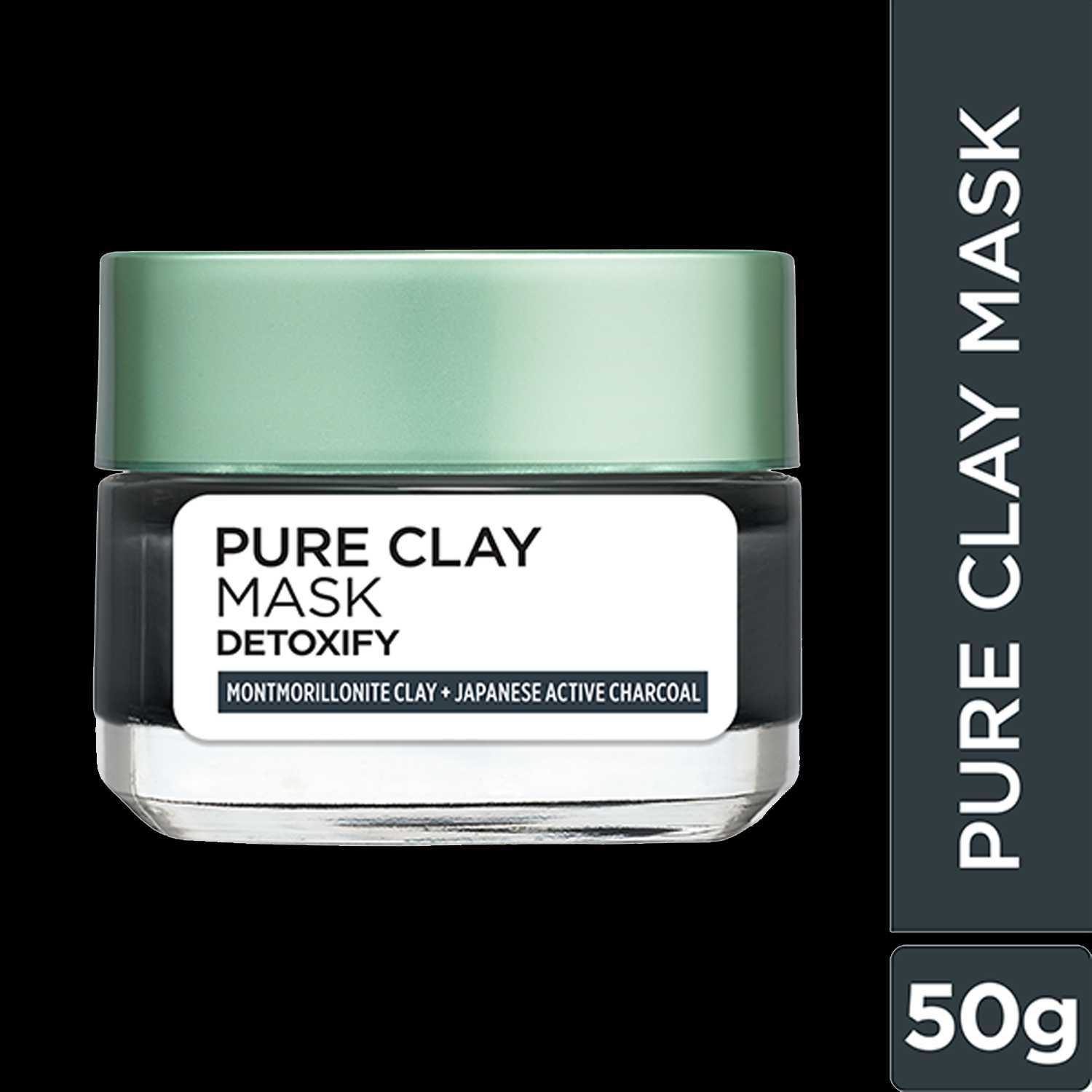 L'Oreal Paris | L'Oreal Paris Pure Clay Clay Mask, Detoxify with Charcoal, 50ml