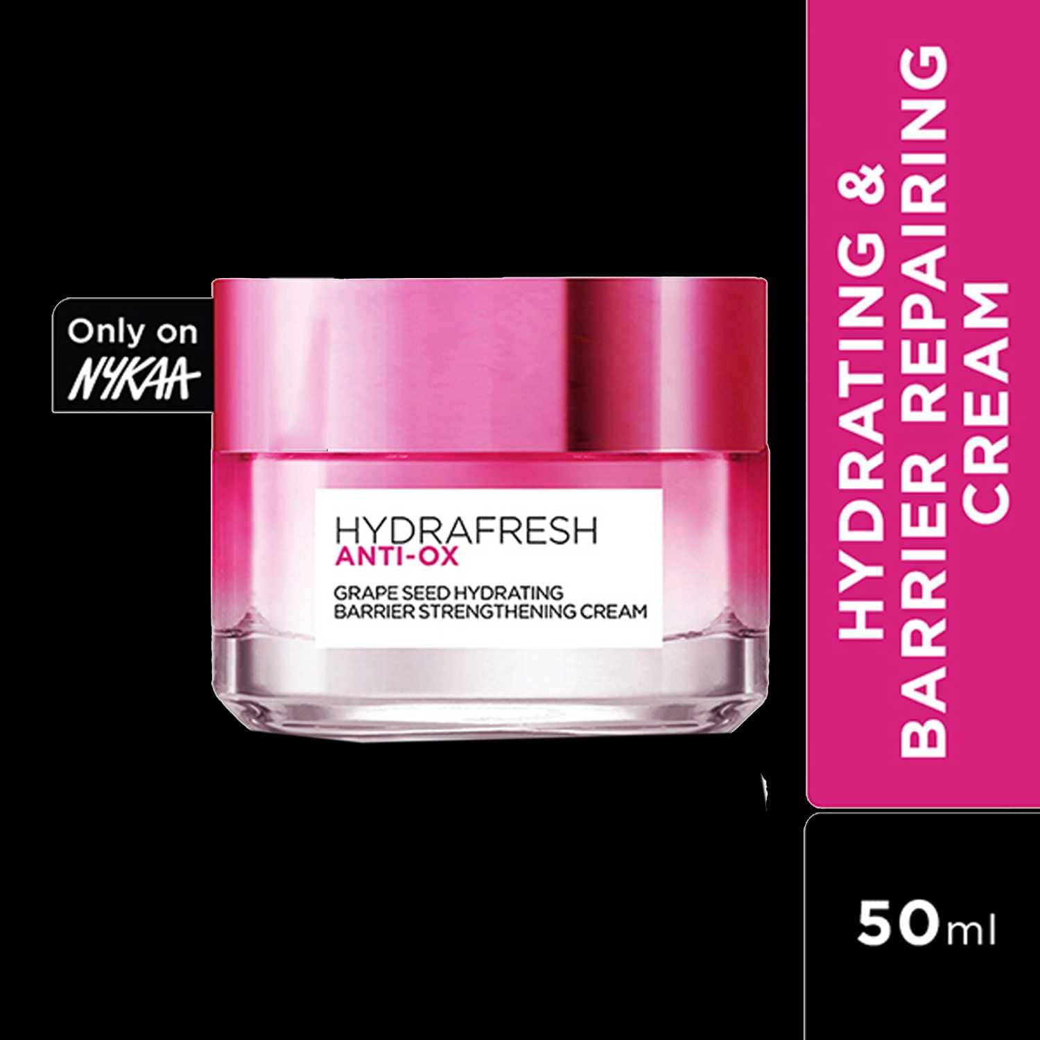 L'Oreal Paris | Hydra Fresh Anti-Ox Grape Seed Hydrating Barrier Strengthening Cream, 50ml