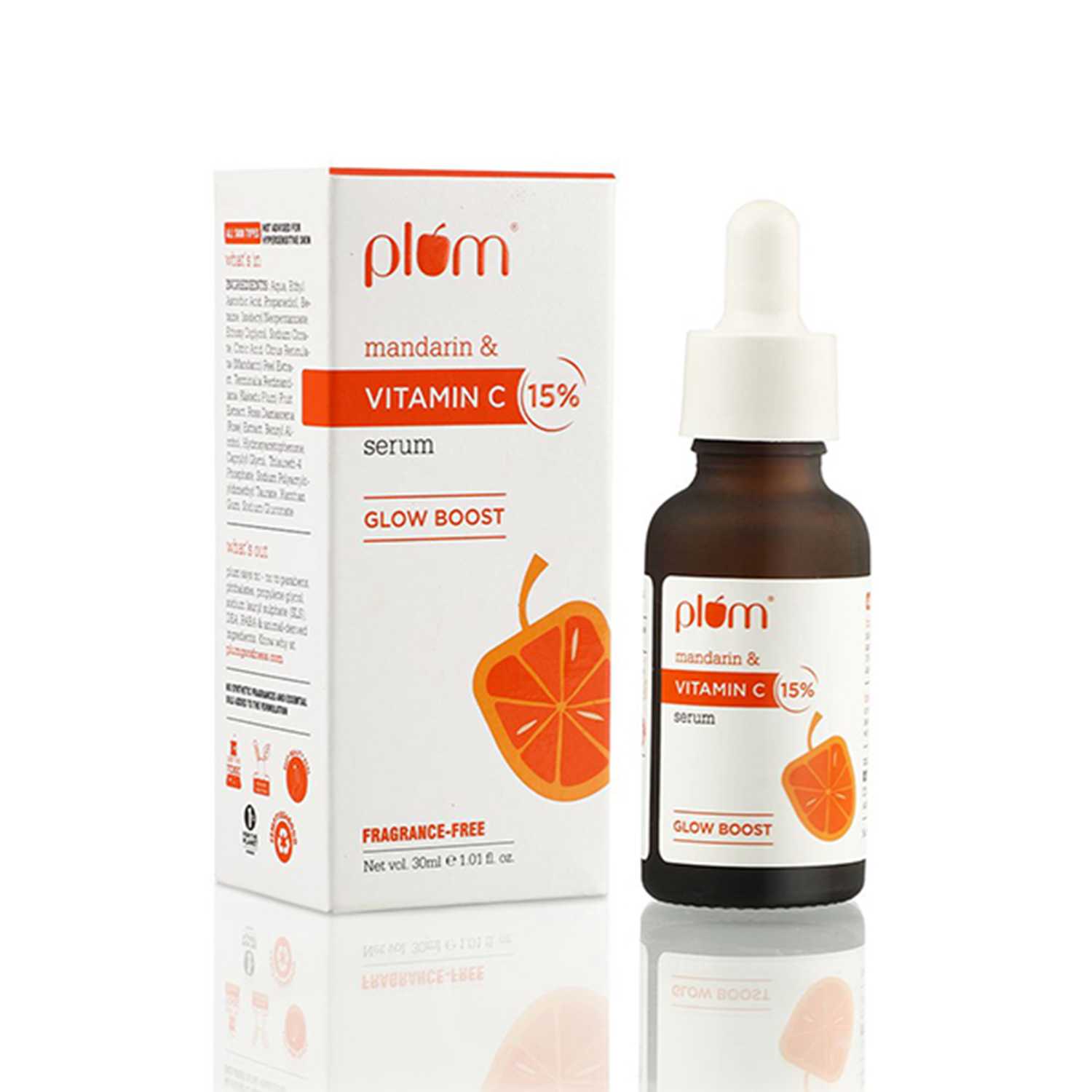 Plum | Plum 15% Vitamin C Face Serum with Mandarin - (30ml)