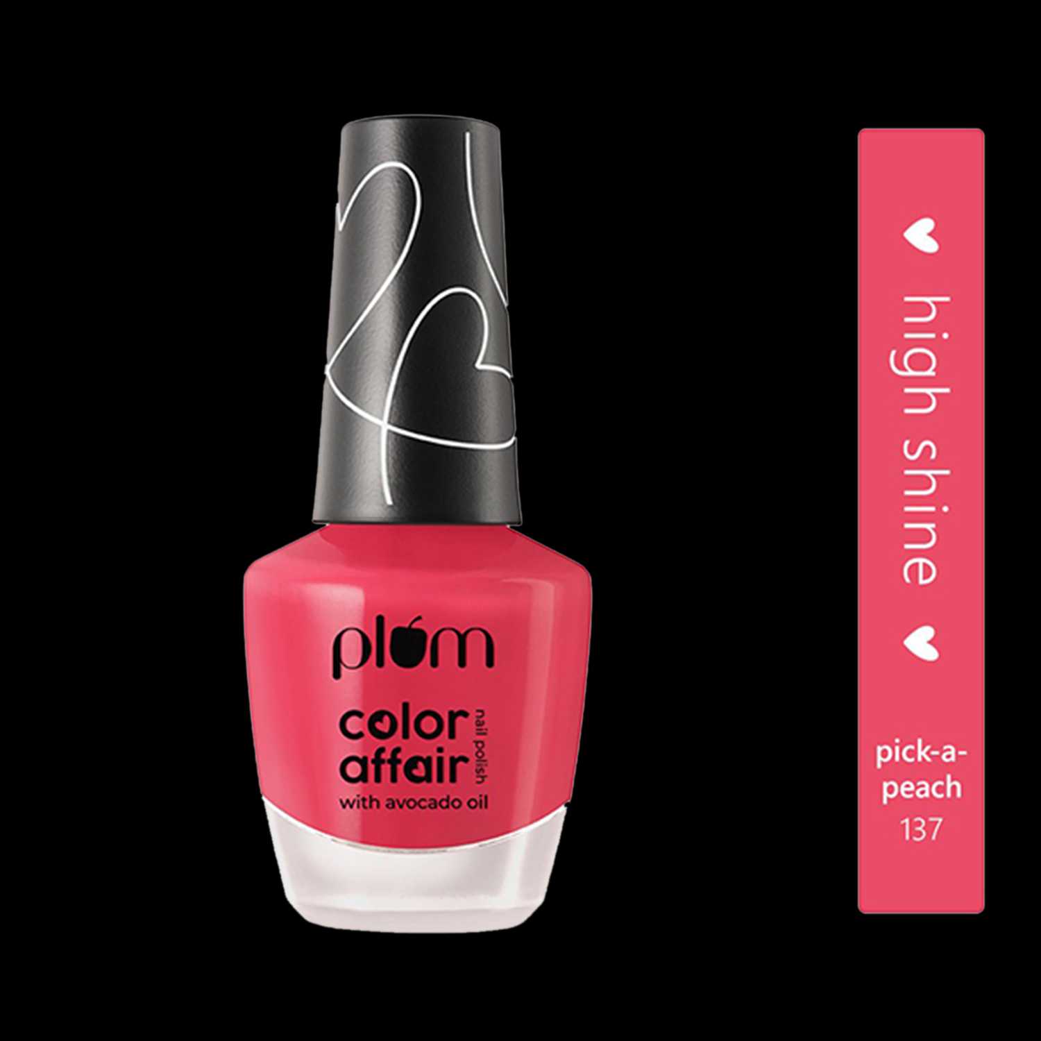 Plum | Plum Color Affair Nail Polish - 137 Pick-A-Peach (11ml)