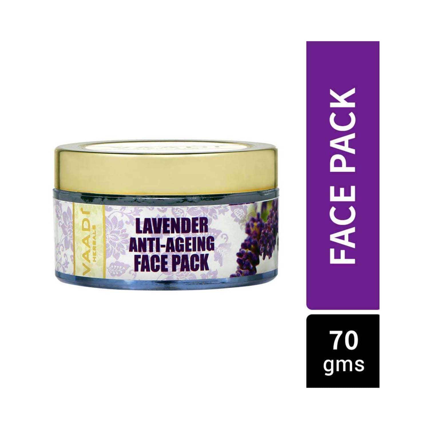 VAADI Herbals | Vaadi Herbals Lavender Anti-Ageing Face Pack (70g)