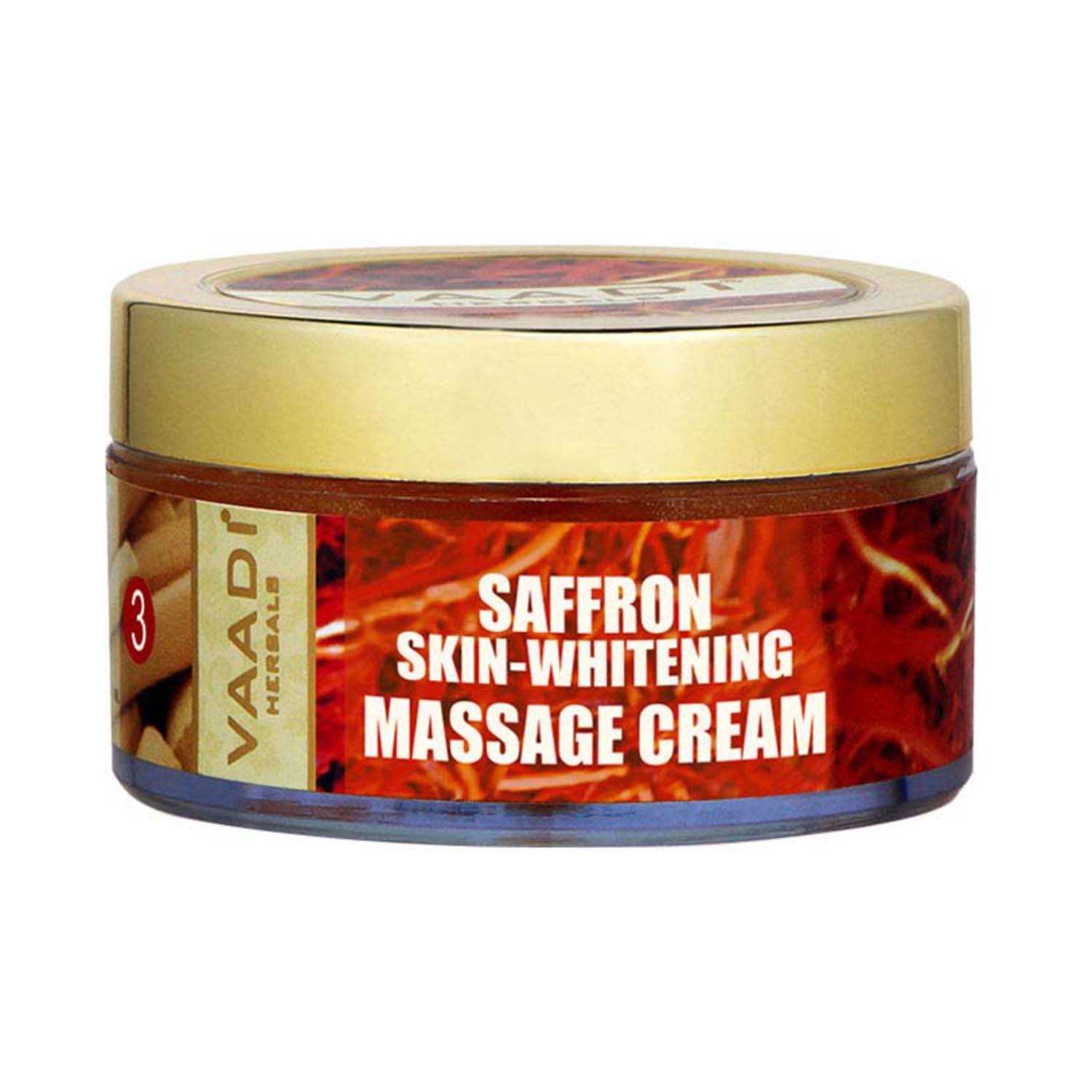 VAADI Herbals | Vaadi Herbals Saffron Skin-Whitening Massage Cream (50g)