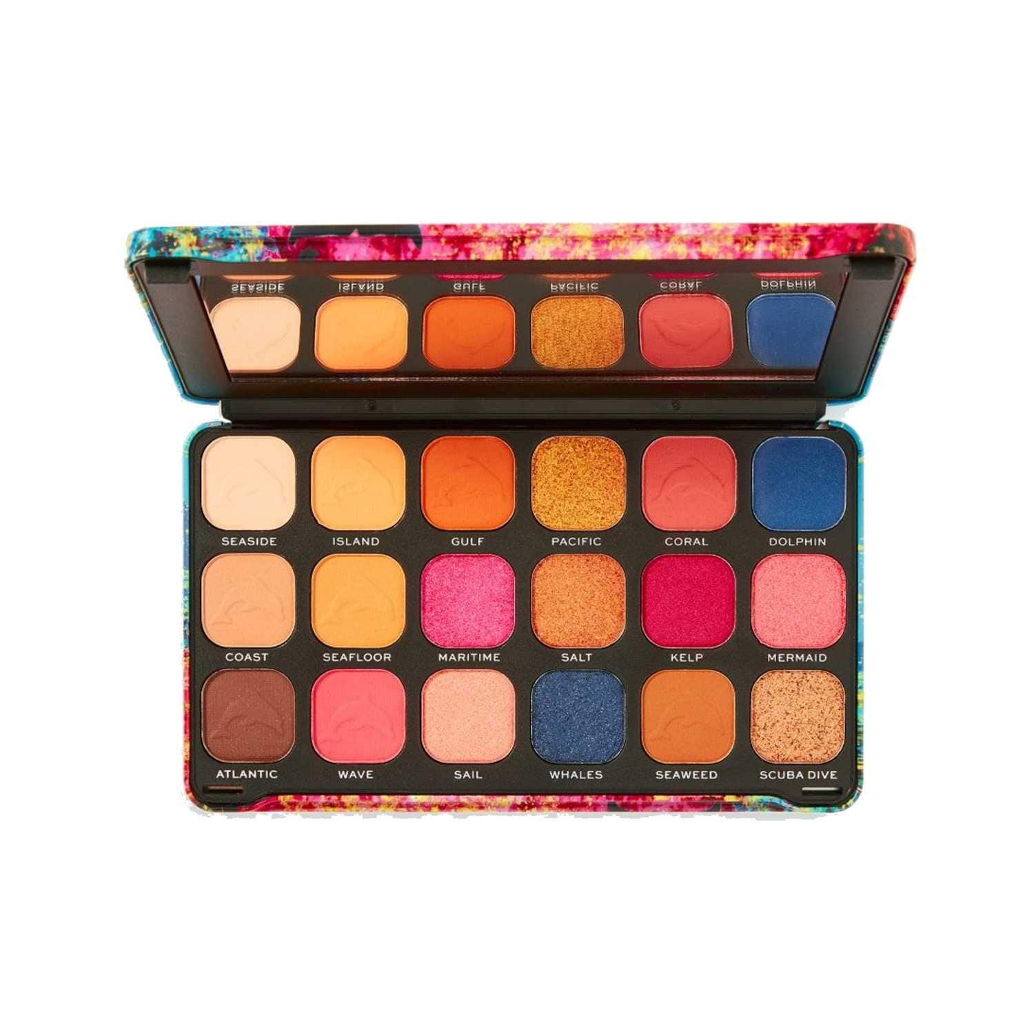 Makeup Revolution | Makeup Revolution Forever Flawless Eyeshadow Palette - Hydra Dolphin (19.8g)
