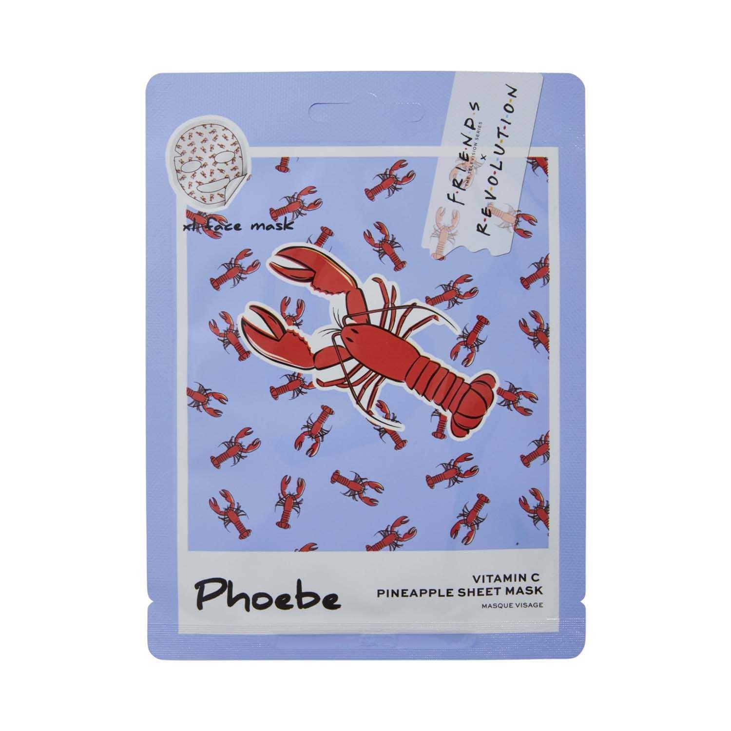 Makeup Revolution | Makeup Revolution X Friends Phoebe Pineapple Sheet Mask (20g)