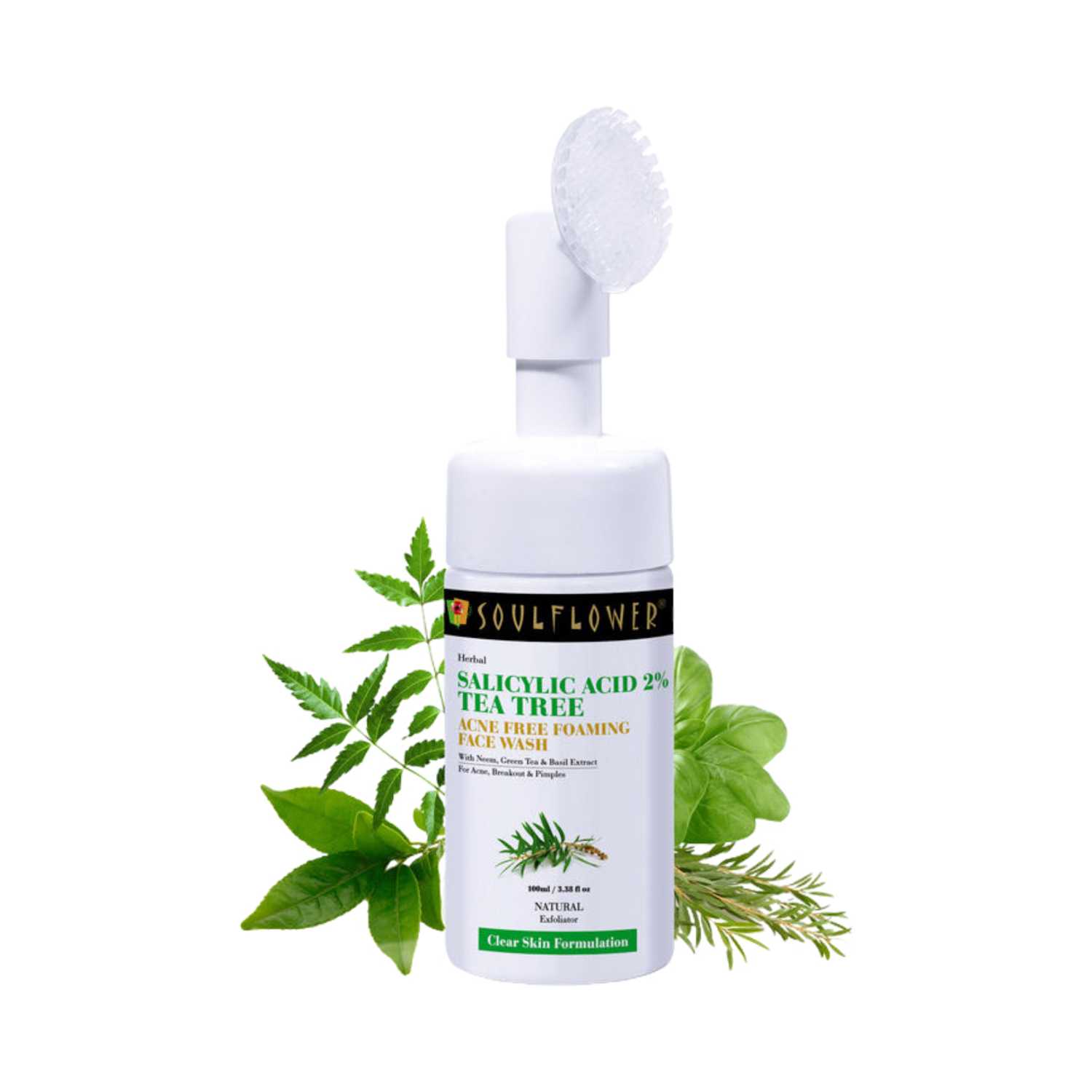 Soulflower | Soulflower Acne Free Tea Tree Cleansing Face Wash - (100ml)