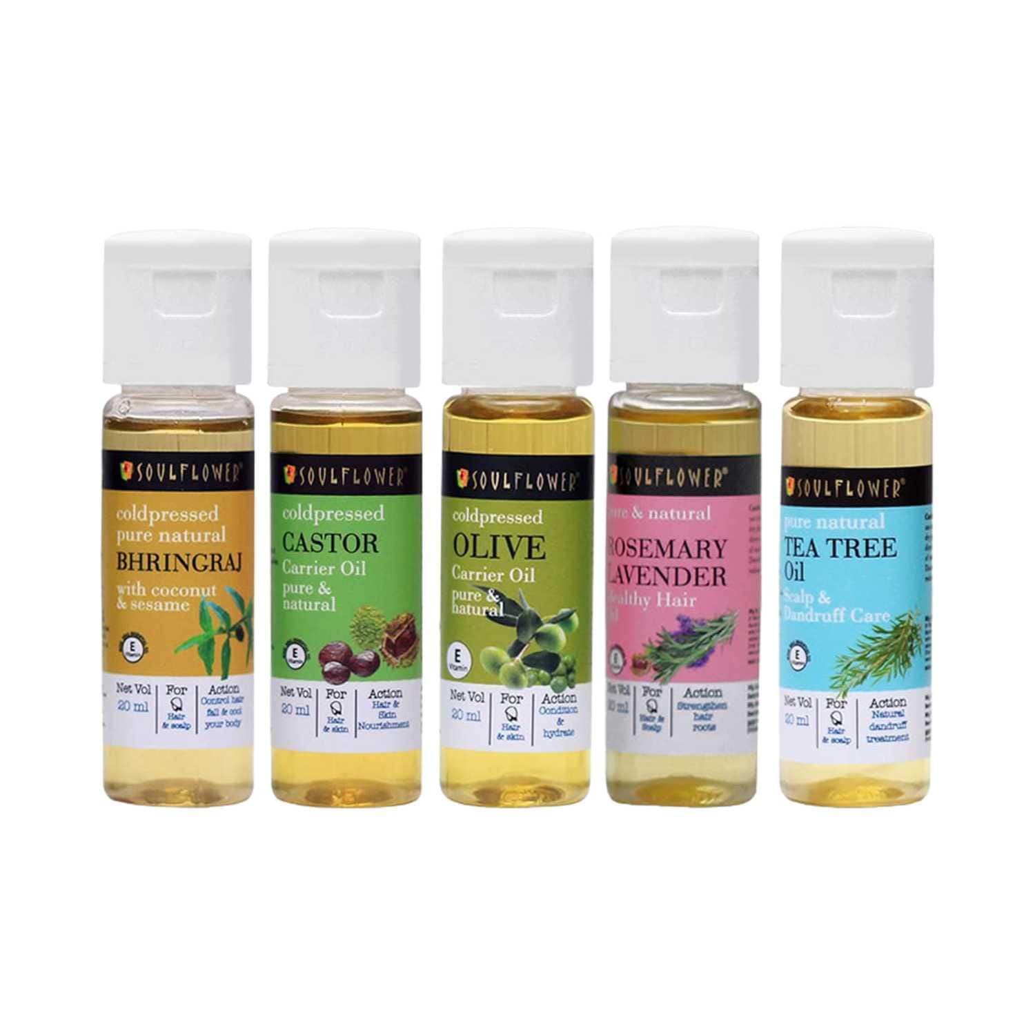 Soulflower | Soulflower Skin & Hair Oil Special Hair Oil - (5 Pcs)