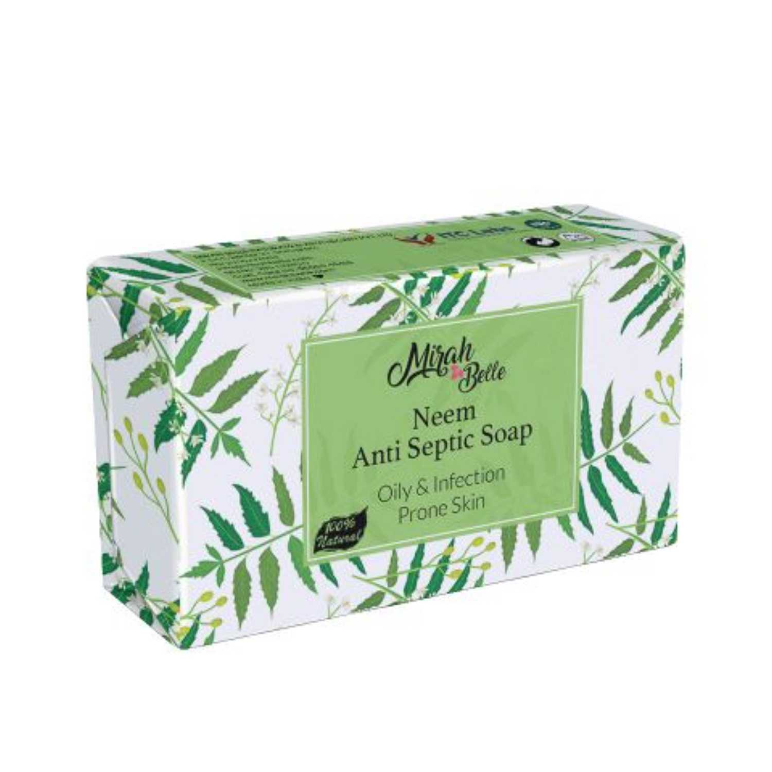 Mirah Belle | Mirah Belle Organic Neem Antiseptic Soap Bar (125g)