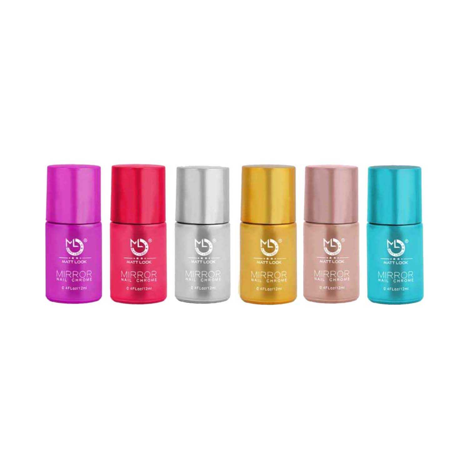 Matt Look | Matt Look Shine Like Mirror Nail Chrome - 04 Turquoise-A (12ml)