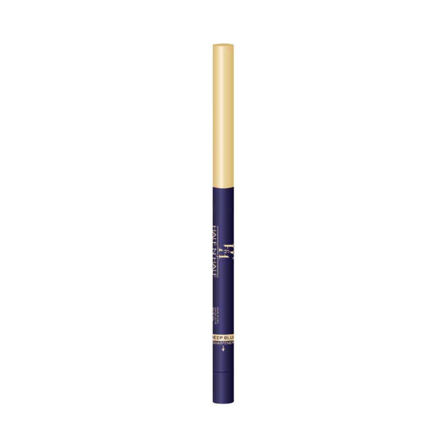 Half N Half | Half N Half One Stroke Defining Auto Eyeliner Kohl Kajal - 03 Deep Blue (0.3g)