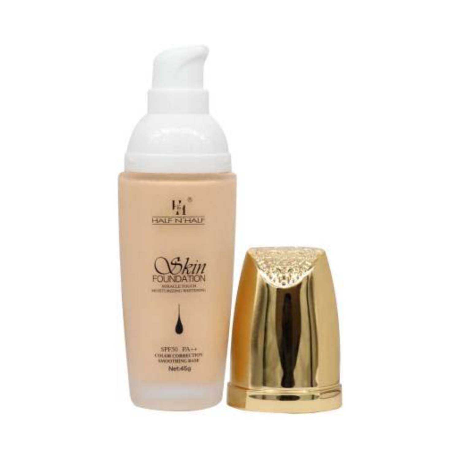 Half N Half | Half N Half Miracle Touch Skin Foundation SPF 50 Pa+++ - 04 Satin Pearl (45g)